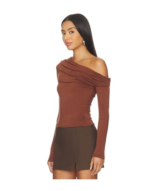 AFRM Brown Bria Top