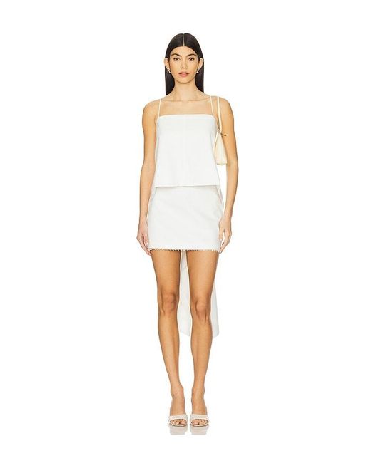 Line & Dot White Fable Skirt