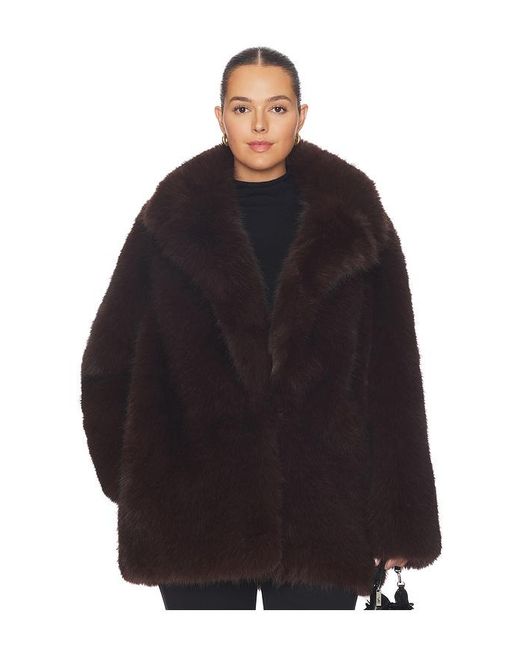 L'academie Black 'Academie Gamine Faux Fur Jacket