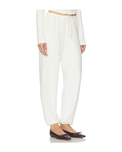 WellBeing + BeingWell White Delaney Jogger