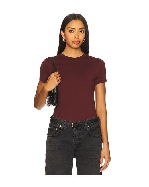 Theory Tiny Basic Tee Red
