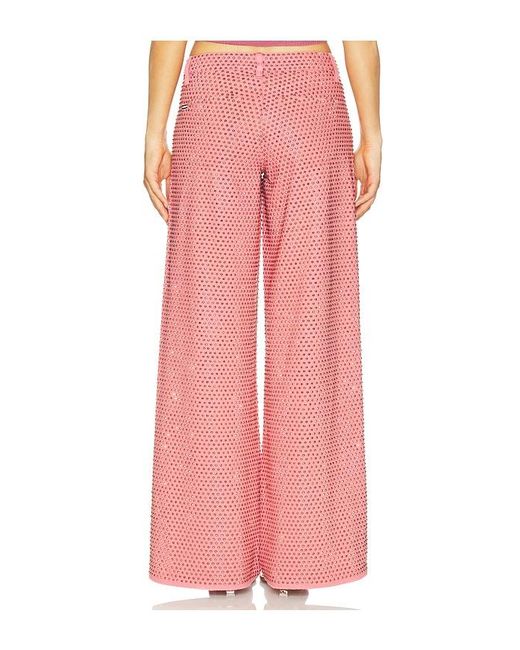Alice + Olivia Pink Amazing Baggy Jean