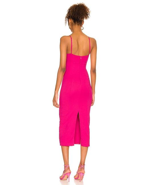 Robe Mi-Longue Enzo En. Taille Also En Xs h:ours en coloris Pink