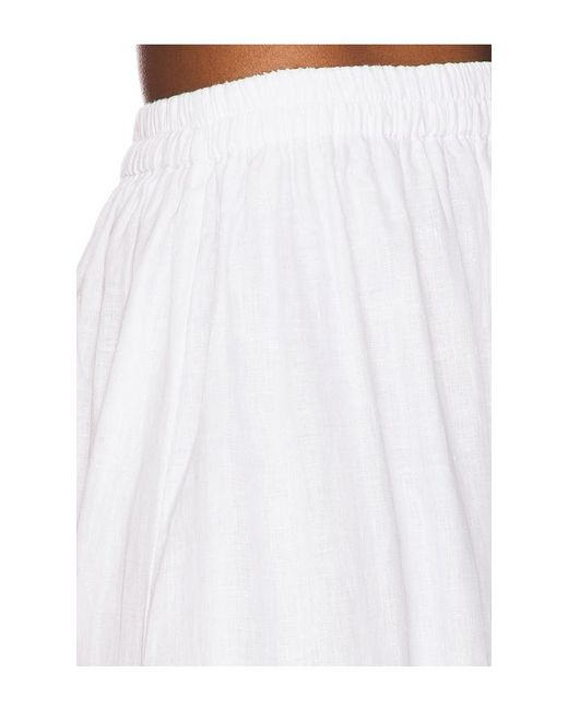 Mikoh Swimwear White Ciel Skirt