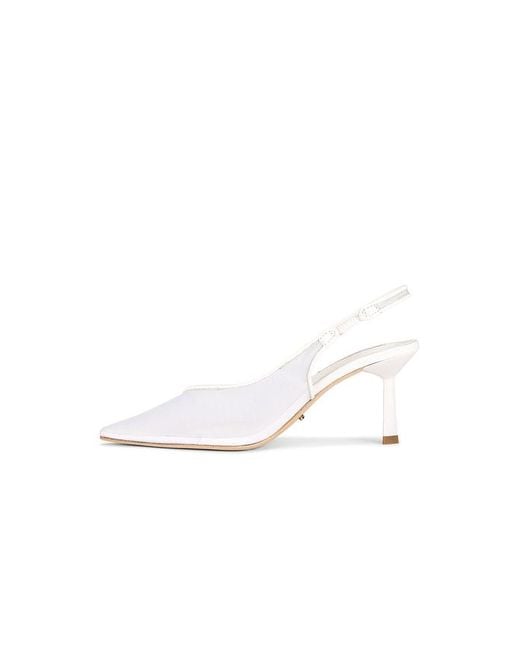 Tony Bianco White Breeze Slingback Pump