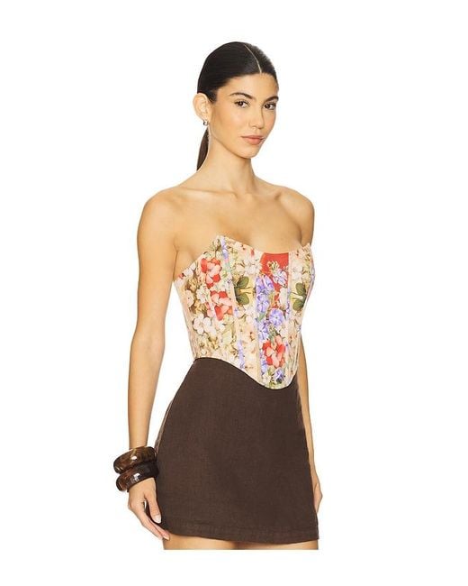 FALGUNI SHANE PEACOCK コルセットトップ Multicolor
