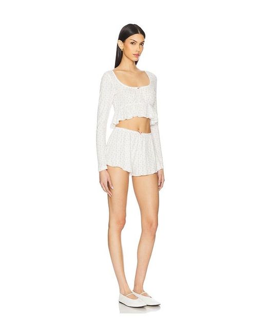 MORE TO COME White Koralyn Short Set