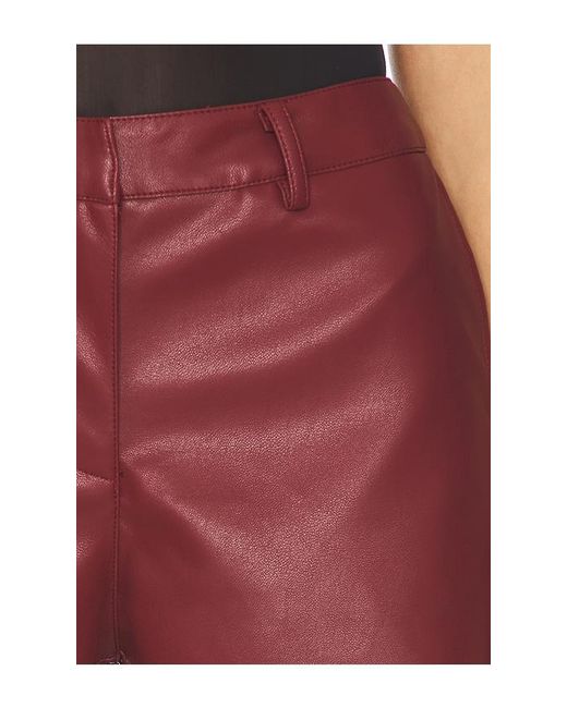 SNDY'S Red X Revolve Wendy Faux Leather Shorts