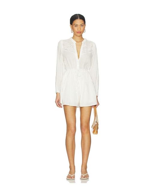 Heartloom White Irisa Romper