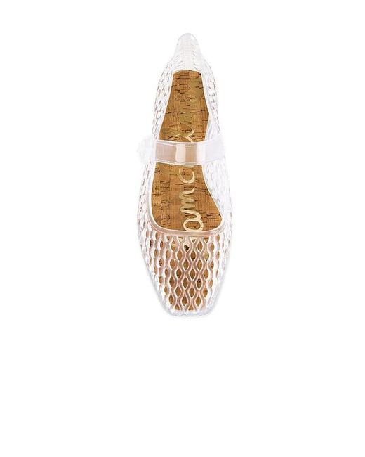 Sam Edelman White Michaela Jelly Flat