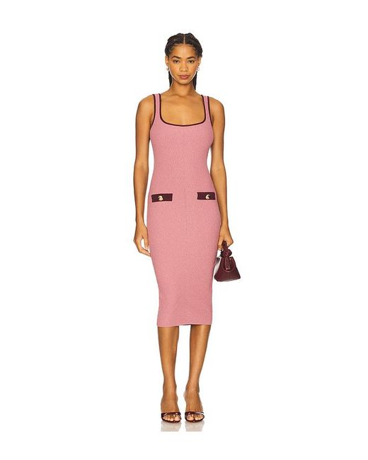 retroféte Connie Knit Dress Red
