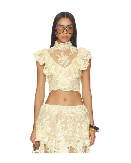 Stone Cold Fox Natural X Revolve Celia Top