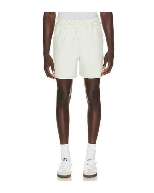 Malbon White Scooter Coolcore Short for men