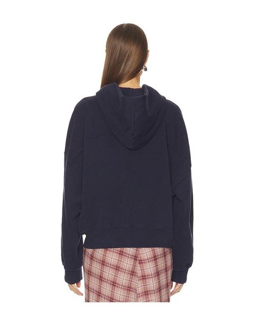 GRLFRND Blue Zip Hoodie