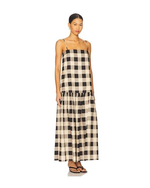 SER.O.YA White Aydan Linen Maxi Dress