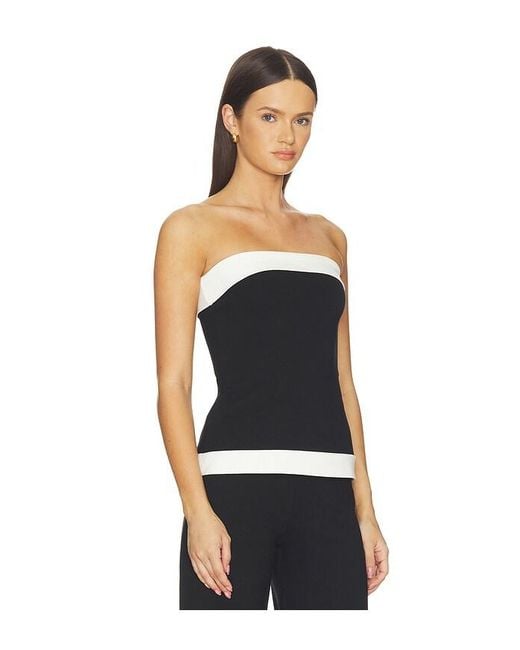 MAJORELLE Black Cecilia Top