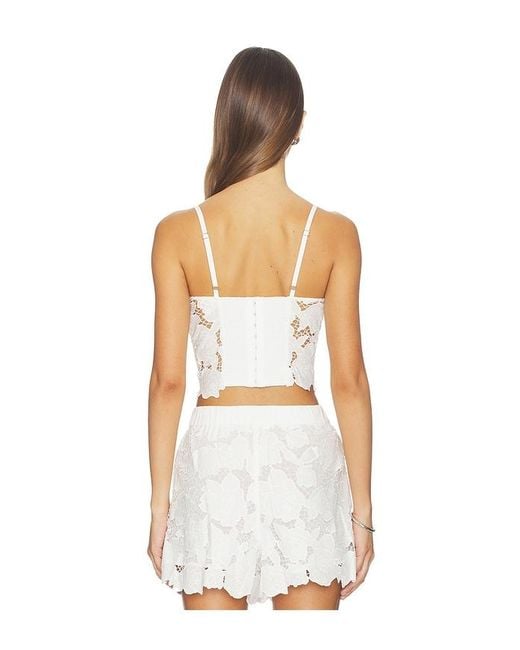L'Agence White Sonya Bralette