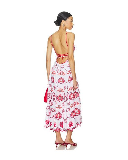 Charo Ruiz White Gardea Long Dress