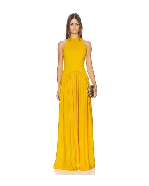 Solid & Striped Yellow The Isola Dress