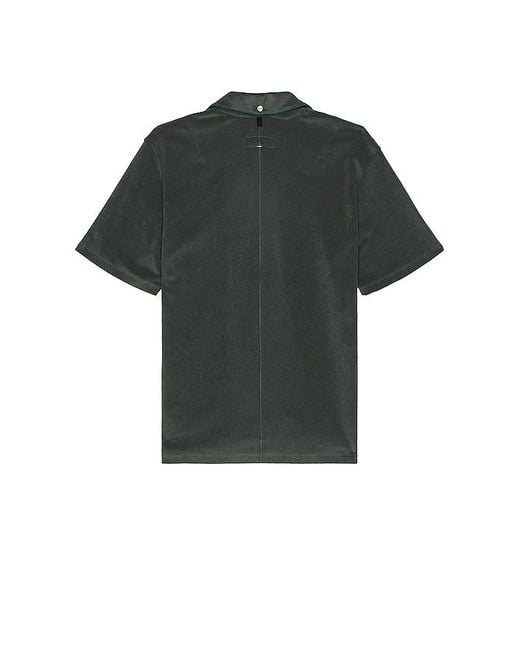 Rag & Bone Black Toweling Avery Shirt for men
