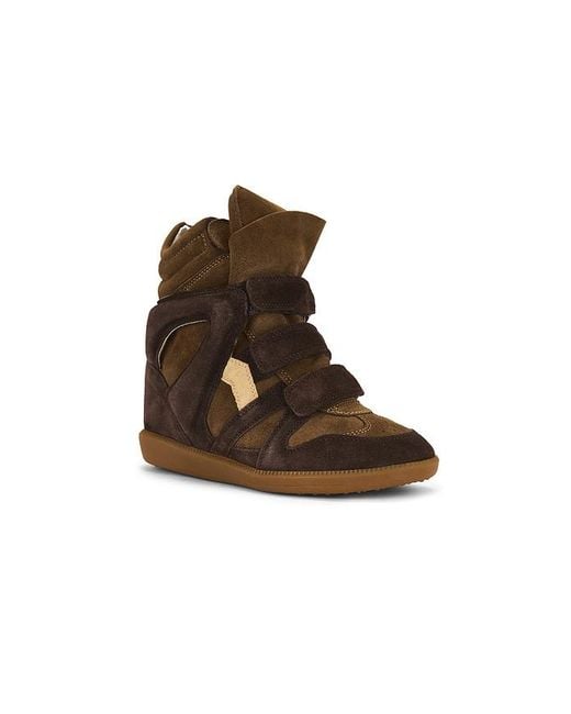 Isabel Marant Brown Bekett Sneaker