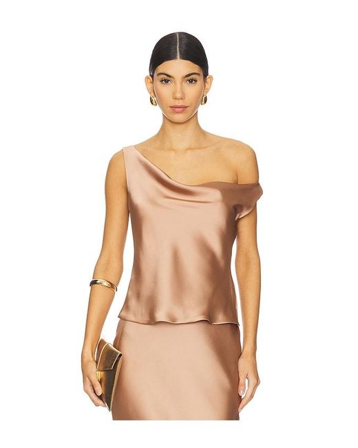 Norma Kamali Maria ドロップショルダートップ Natural