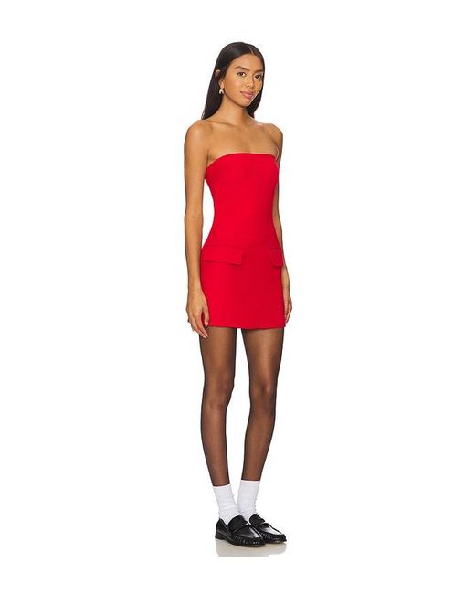 Vestido Mandy En Color Rojo Talla (También En S, M) superdown de color Red