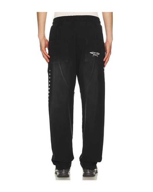 Barriers Worldwide Black X Jimi Hendrix Buster Sweatpants for men
