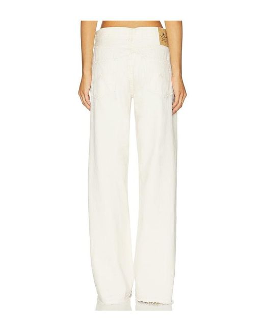 Denimist White Teri Wide Leg Jean