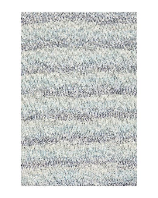 BOUND Gray Textured Knit Polo for men