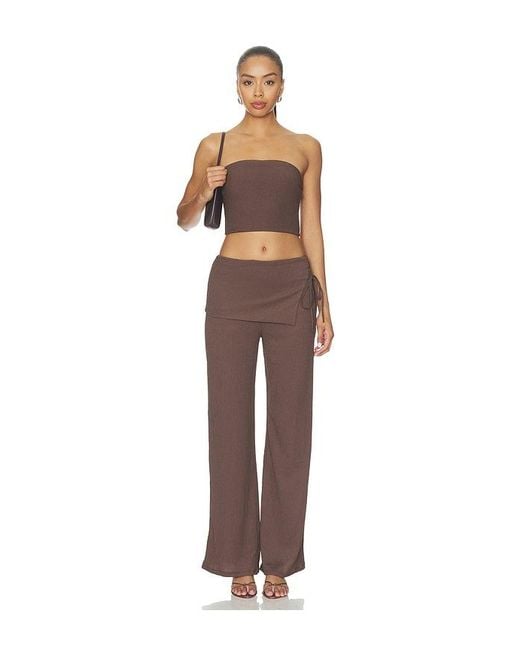 Astr Brown Kyara Pants