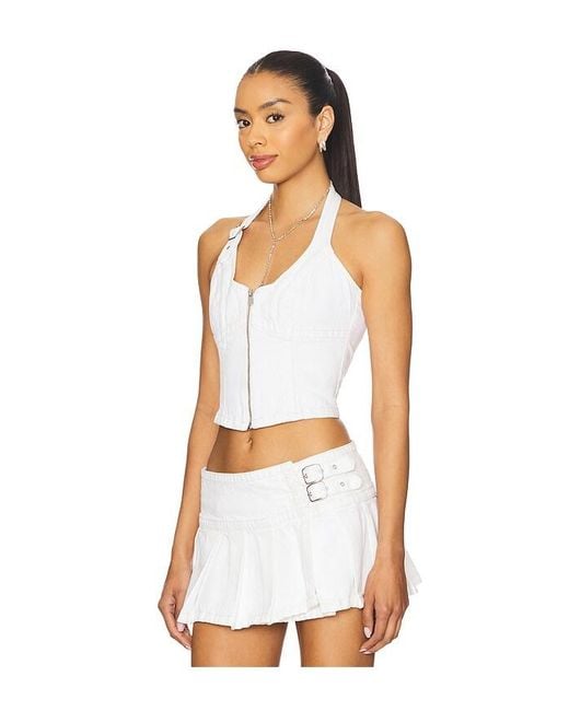 A.Brand White X Ripcurl Wash Top