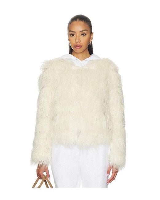 Unreal Fur White Sphere Jacket