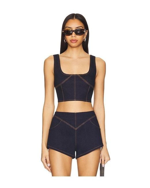 Nakedvice Blue Alba Top