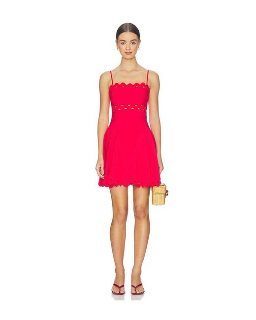 Saylor Red Andrea Dress