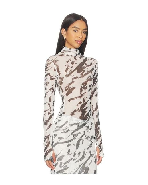 BY.DYLN White Ellio Top