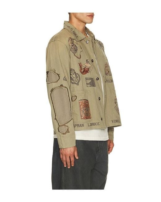 Samuel Zelig Natural Duffle Chore Jacket for men