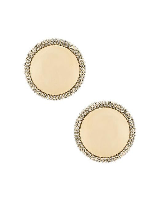 BaubleBar White Ohrstecker Statement