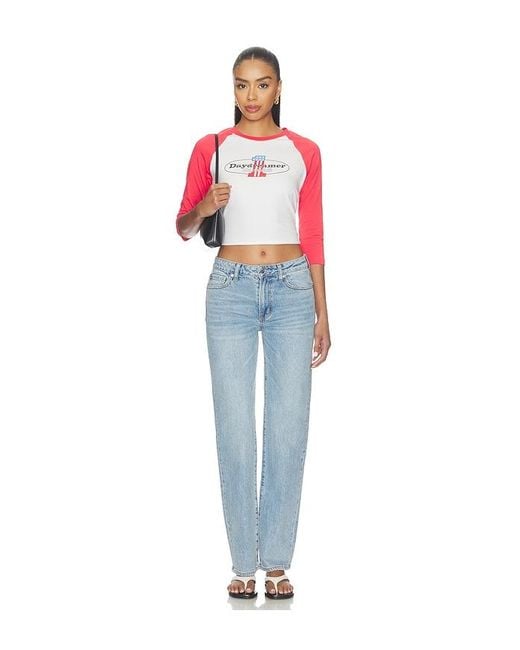 Pistola Blue Aleks High Rise Straight Long Jeans