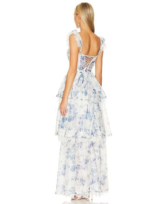 V. Chapman White Jolie Gown