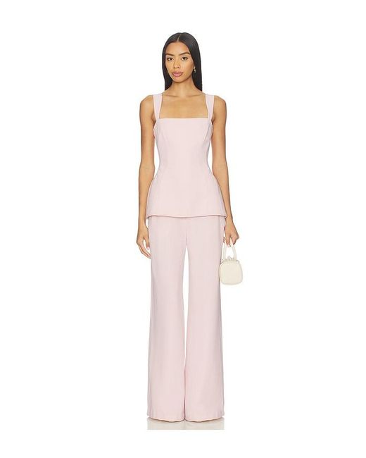 Amanda Uprichard Pink Andreina Top
