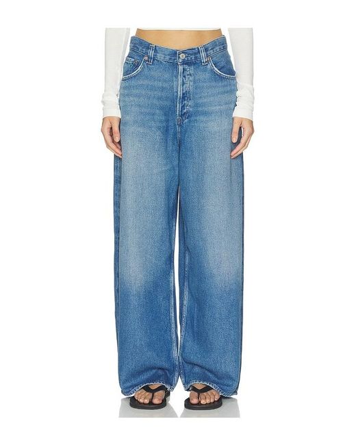 Agolde Blue Rounded Baggy Jean