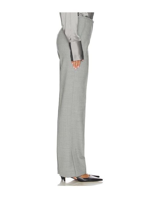 Helmut Lang Gray Low Rise Trouser