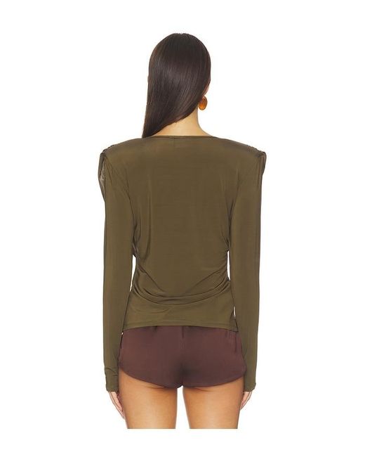 Gestuz Green Laily Long Sleeve Top