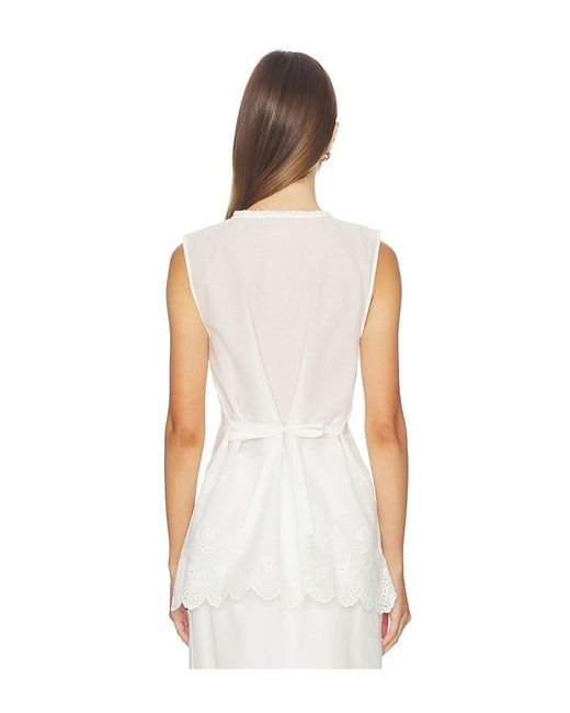 Elodie the Label White Giselle Top