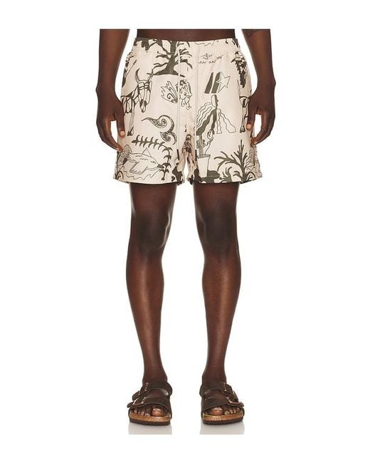 Oas Natural Poplan Swim Shorts for men