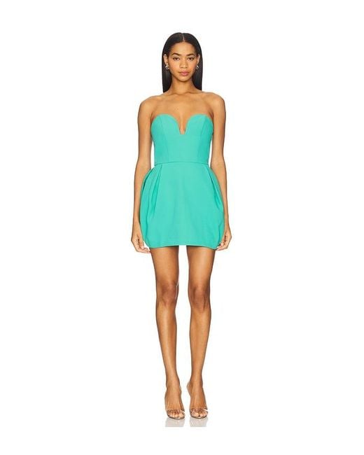 Amanda Uprichard Blue Rosiella Dress