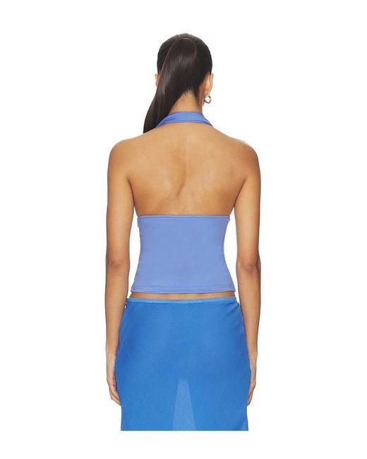 Lioness Blue Safari Halter Top