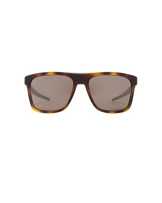 Oakley Brown Leffingwell Polarized Sunglasses for men