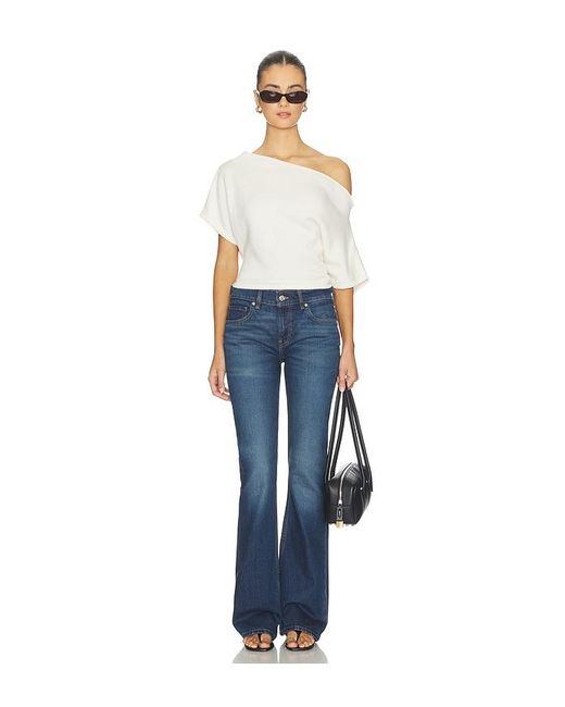 EB DENIM White Dahlia Shrug Top